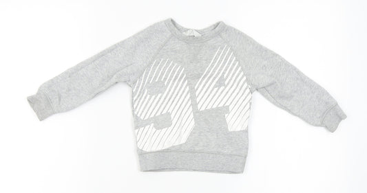 H&M Baby Grey   Pullover Jumper Size 18-24 Months