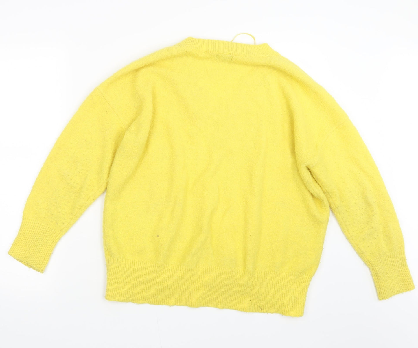 Primark Womens Yellow  Knit Pullover Jumper Size 10