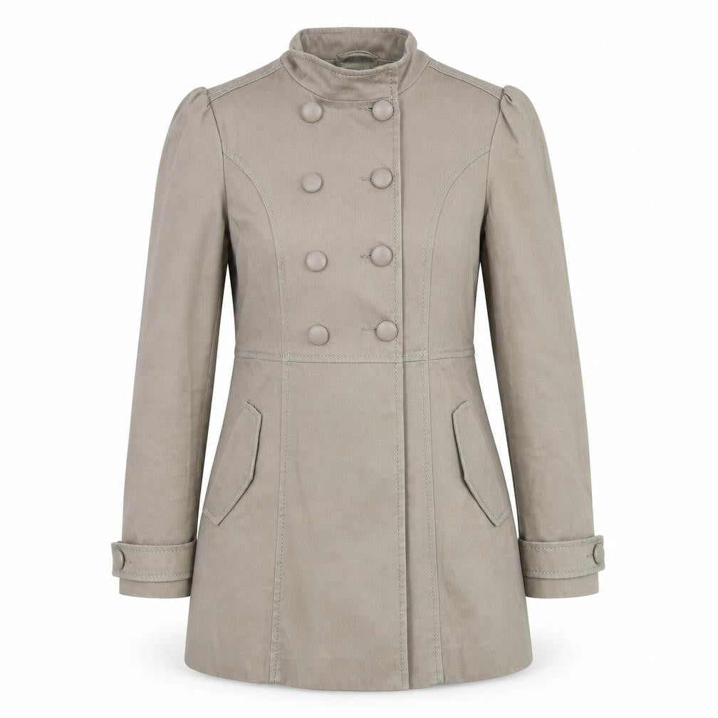 H&M Womens Grey   Gilet Coat Size 8