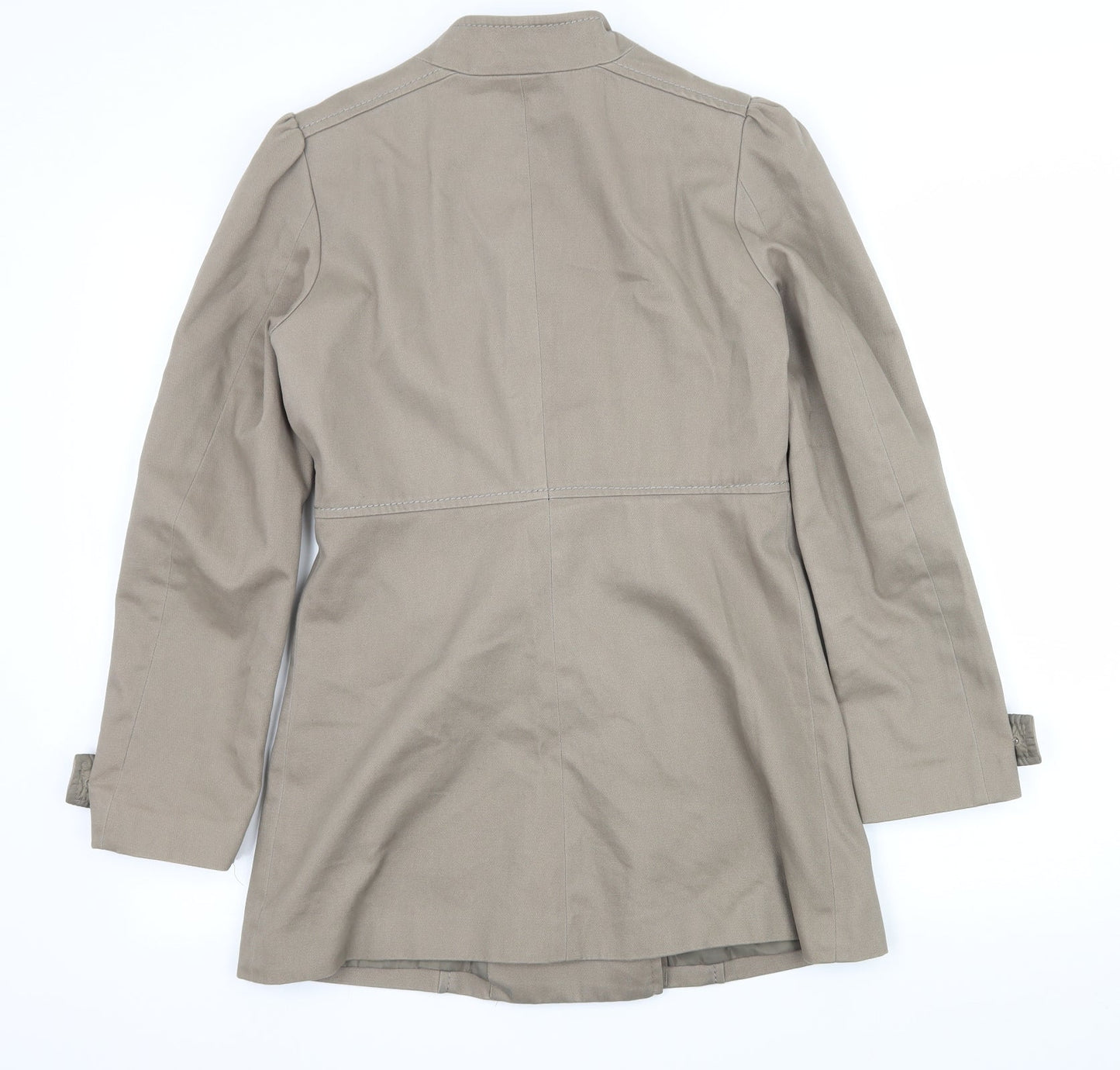 H&M Womens Grey   Gilet Coat Size 8