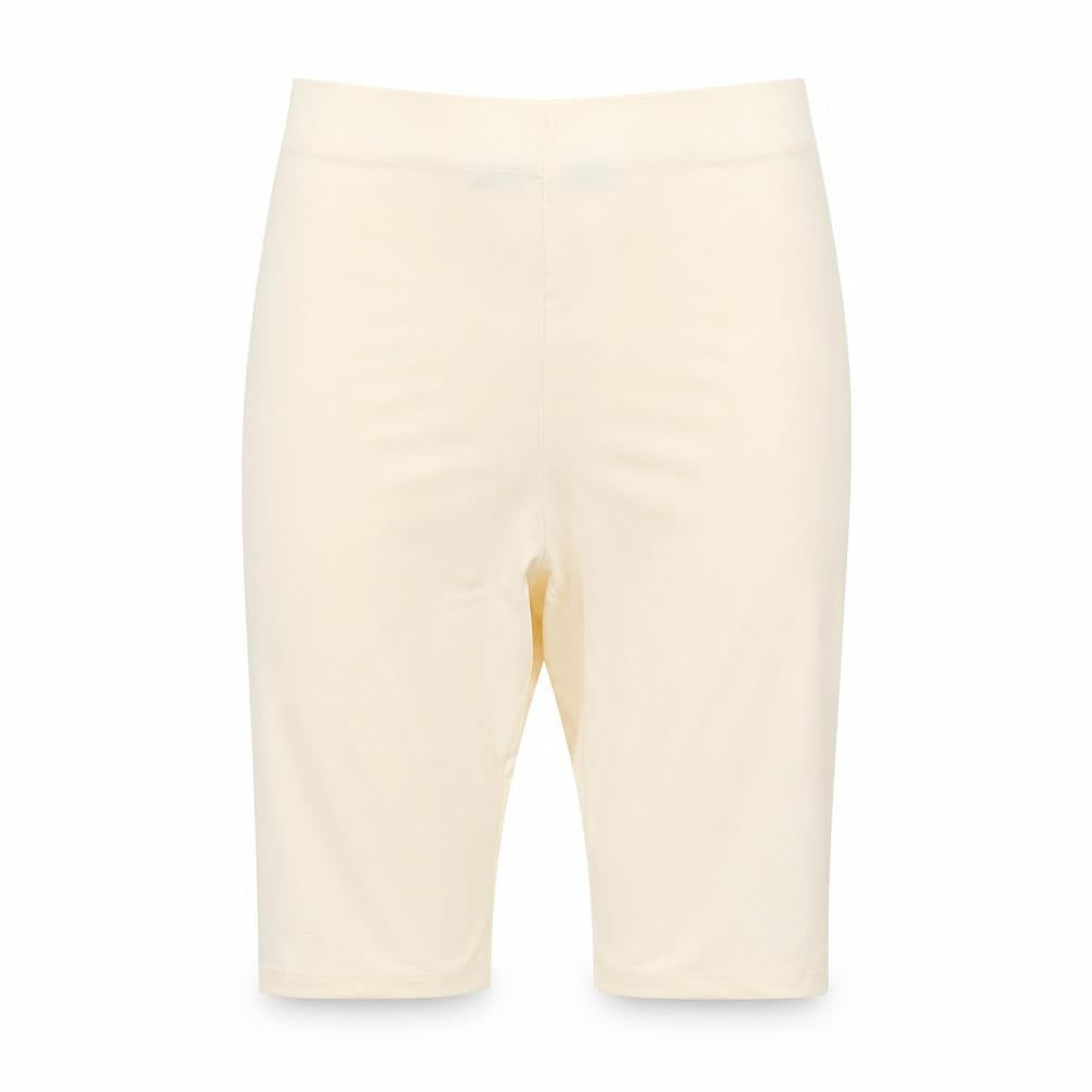 PRETTYLITTLETHING Womens Ivory  Jersey Compression Shorts Size 8