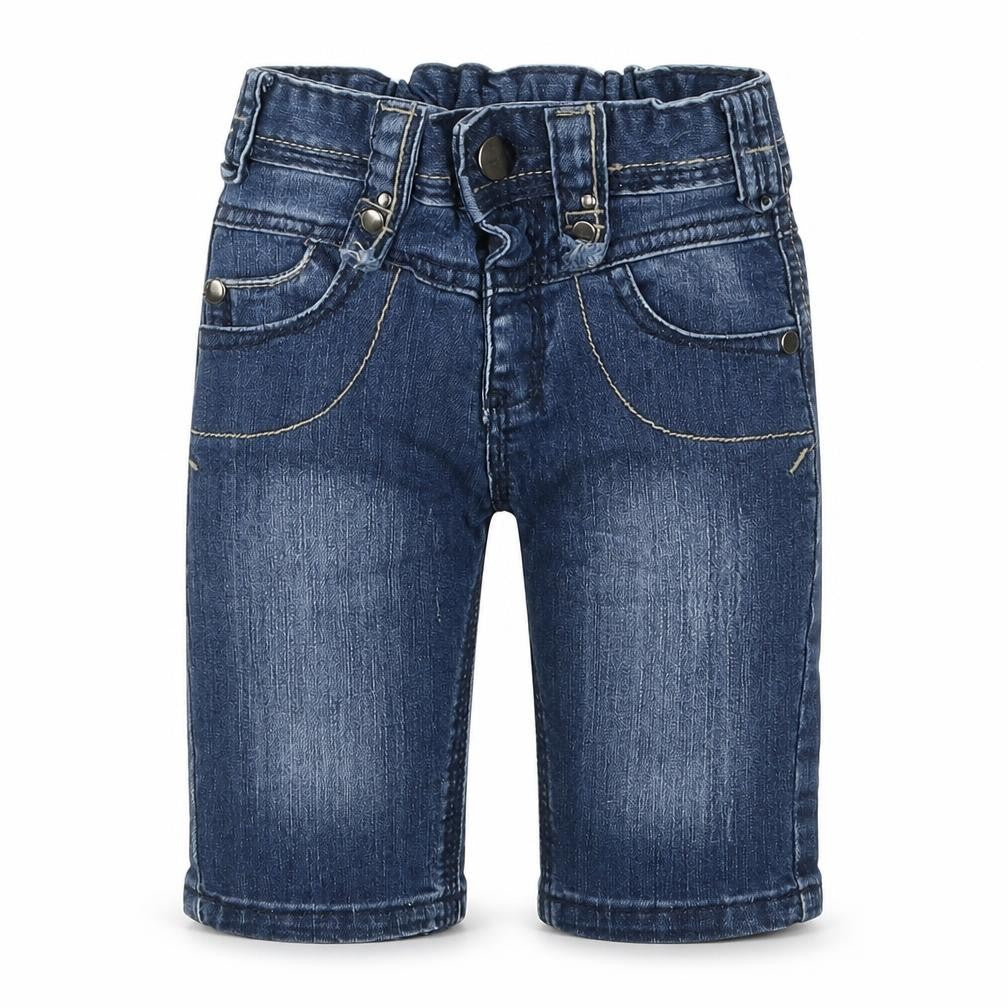 New Look Girls Blue  Denim Cropped Jeans Size 3 Years - Distressed Look