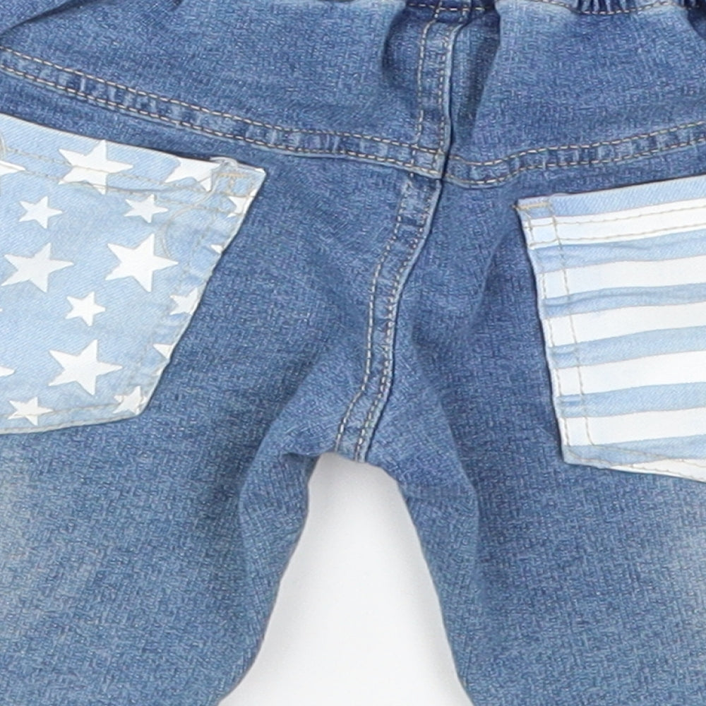 Super Brother Boys Blue  Denim Cropped Jeans Size 18-24 Months  - University A
