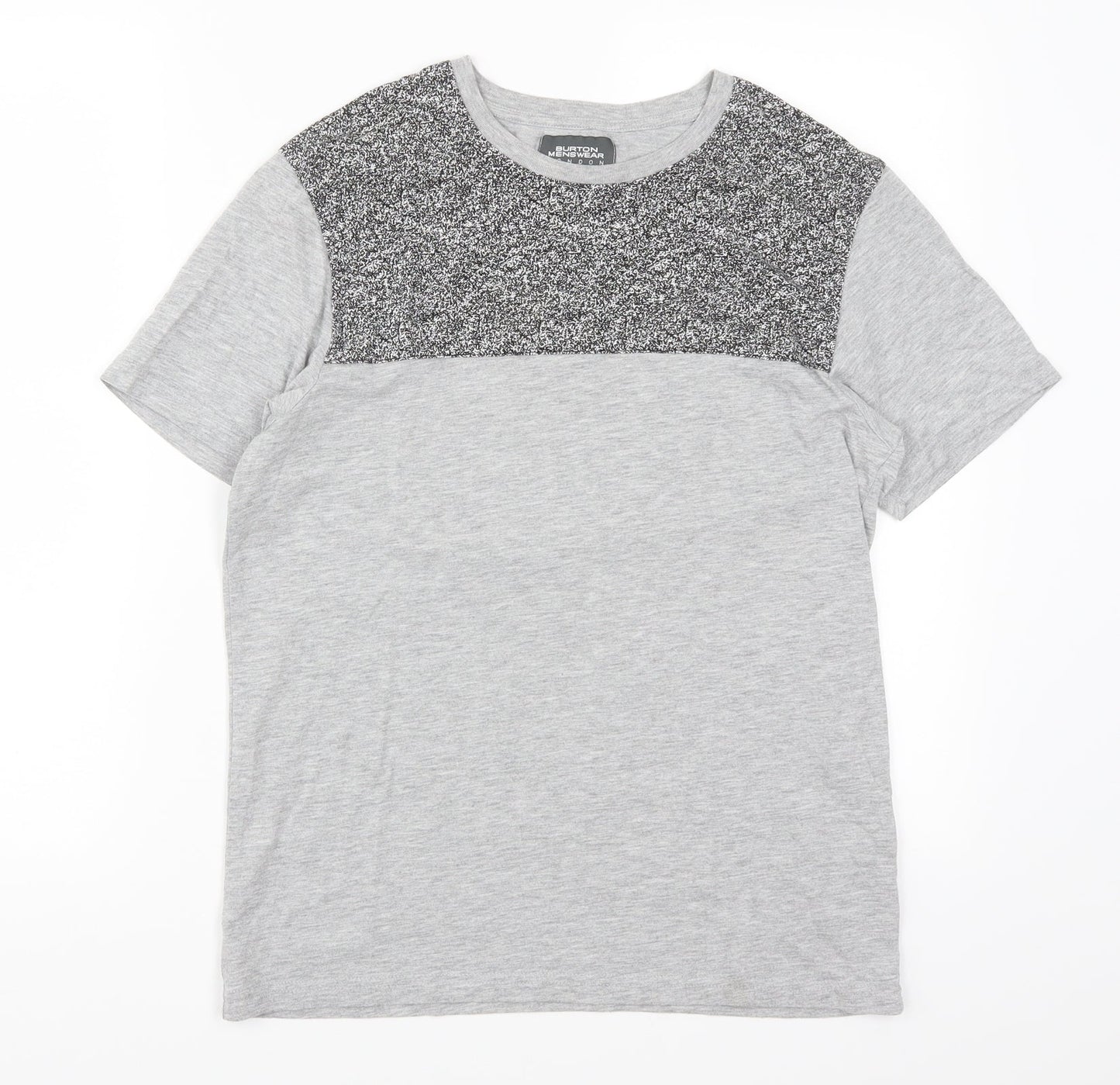 Burton Mens Grey    T-Shirt Size S