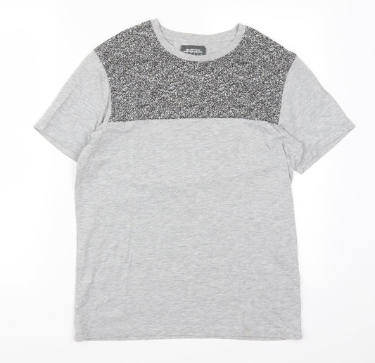 Burton Mens Grey    T-Shirt Size S