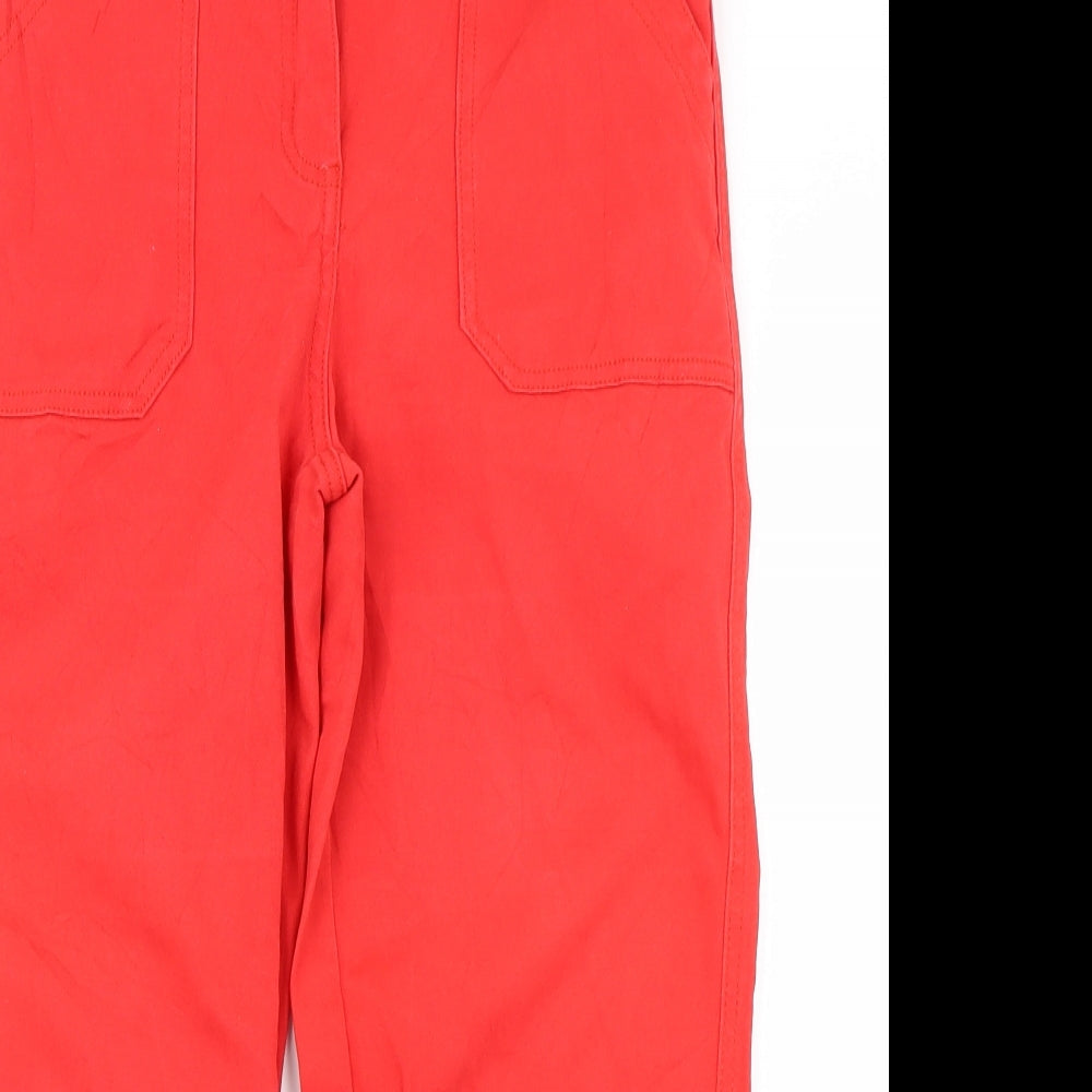 Papaya Womens Red  Denim Capri Jeans Size 12 L22 in