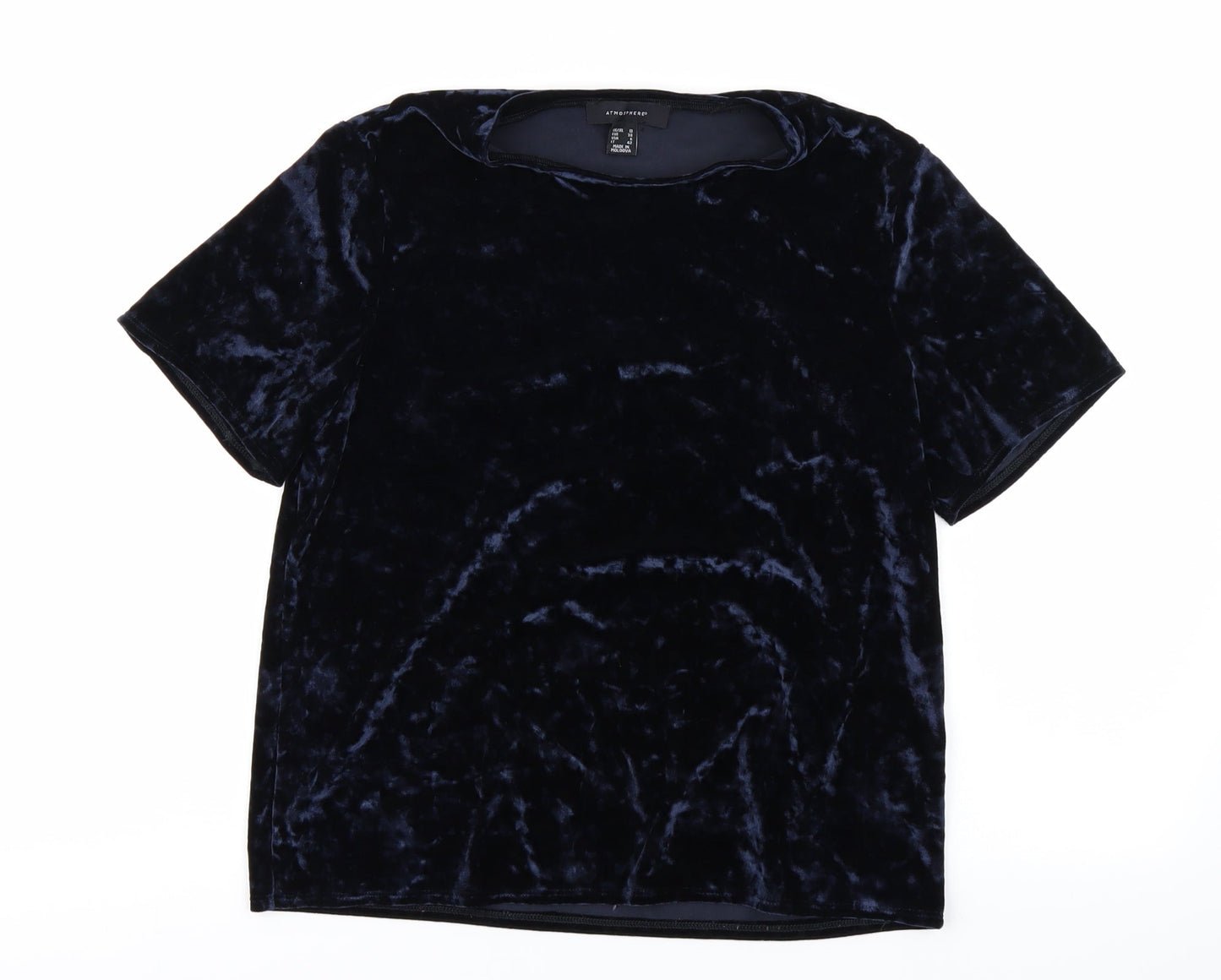 Atmosphere Womens Blue   Basic T-Shirt Size 10