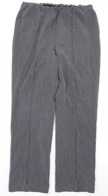 Bonmarché Womens Grey Trousers Size 12 L27 in