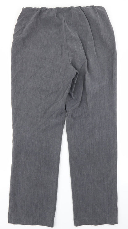 Bonmarché Womens Grey Trousers Size 12 L27 in