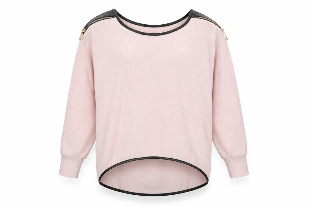 Preworn Womens Pink   Pullover Sweatshirt One Size