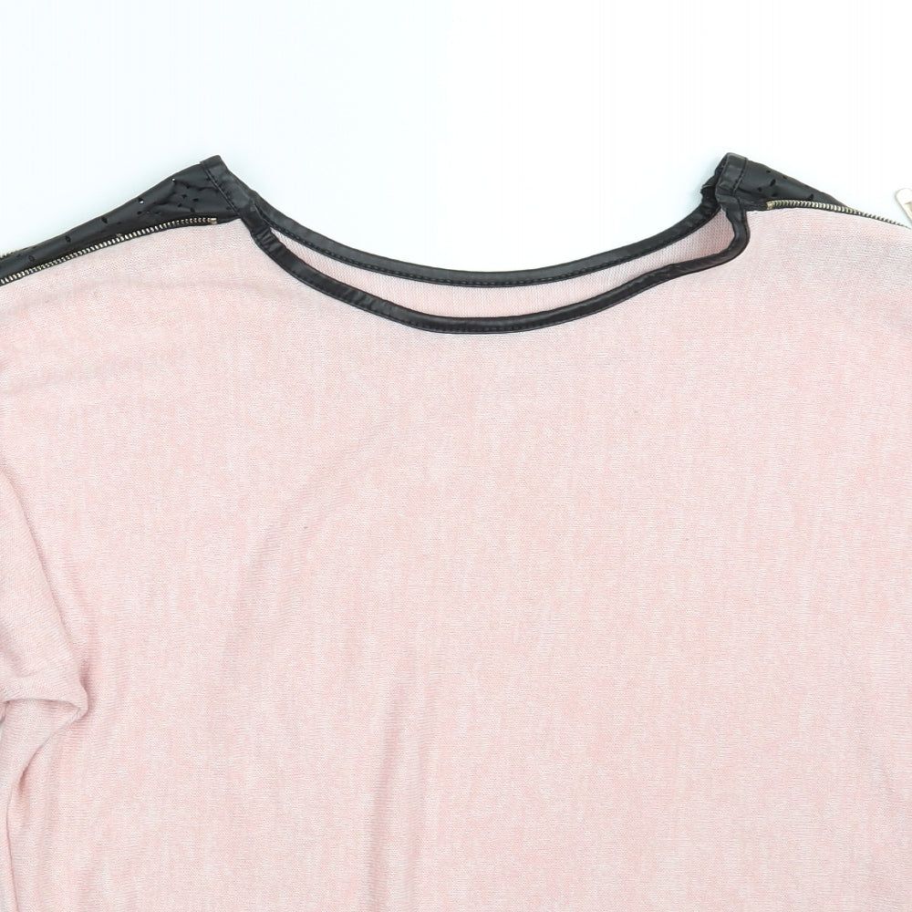 Preworn Womens Pink   Pullover Sweatshirt One Size