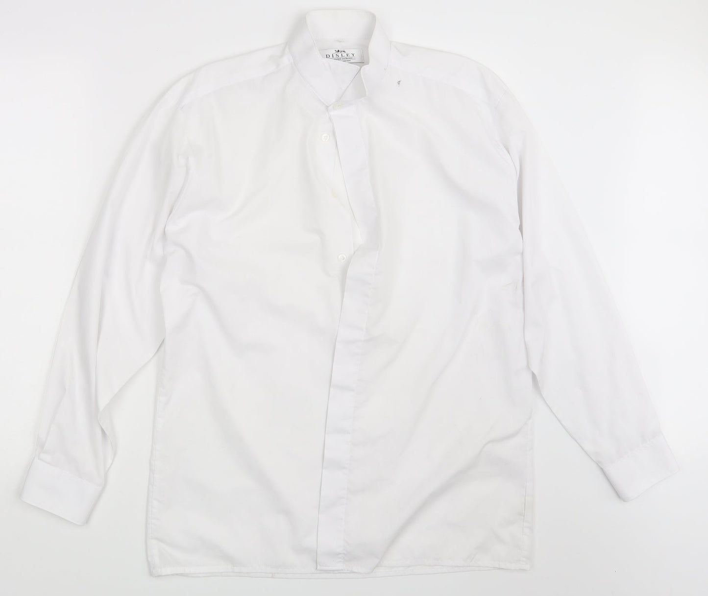 Disley Mens White    Button-Up One Size