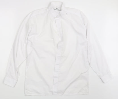 Disley Mens White    Button-Up One Size