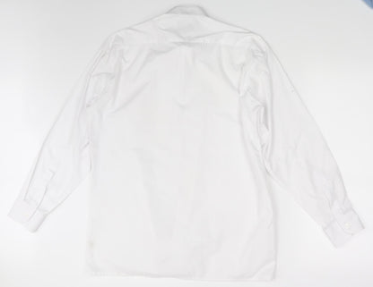 Disley Mens White    Button-Up One Size