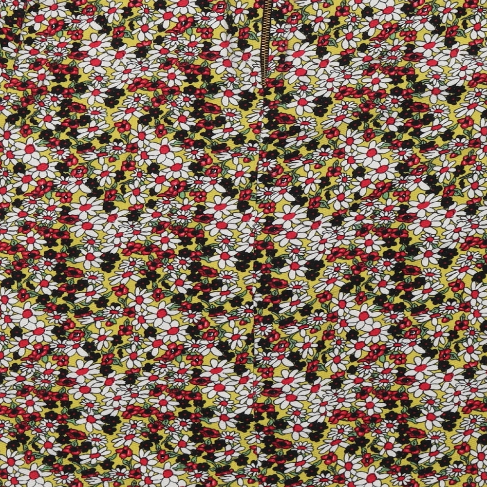 G21 Womens Multicoloured Floral  Basic T-Shirt Size 12