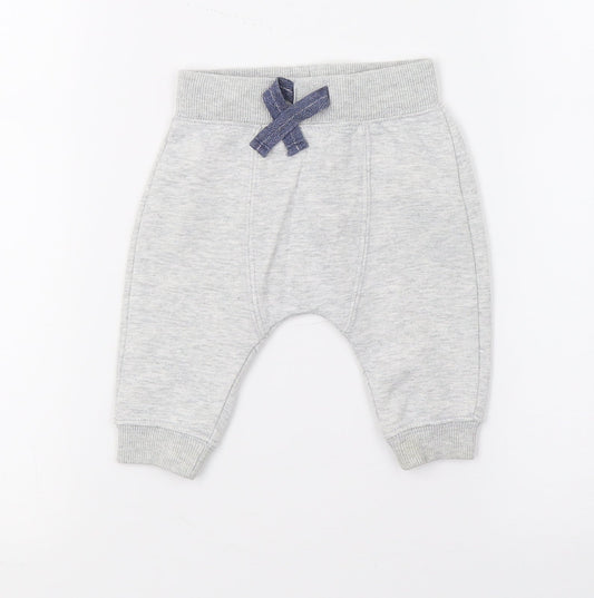 F&F Baby Grey   Jogger Trousers Size 0-3 Months
