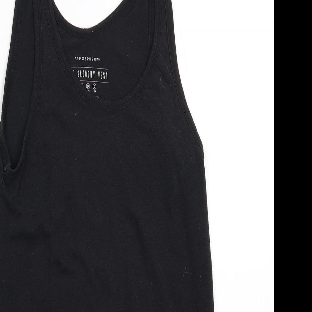 Atmosphere Womens Black   Basic Tank Size 6