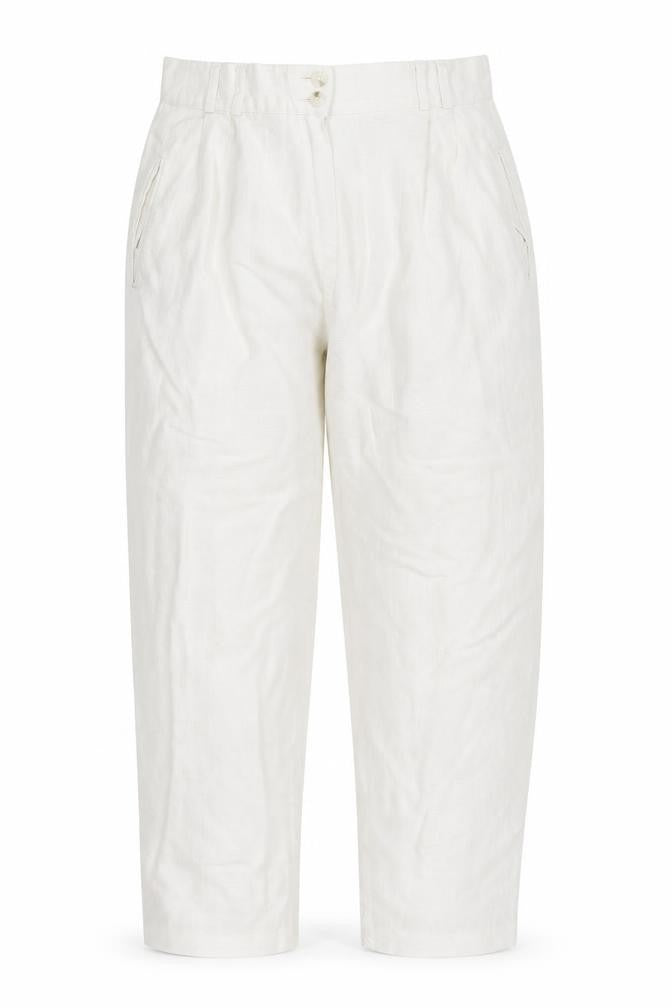 Classics Collection Womens White   Trousers  Size 14 L25 in