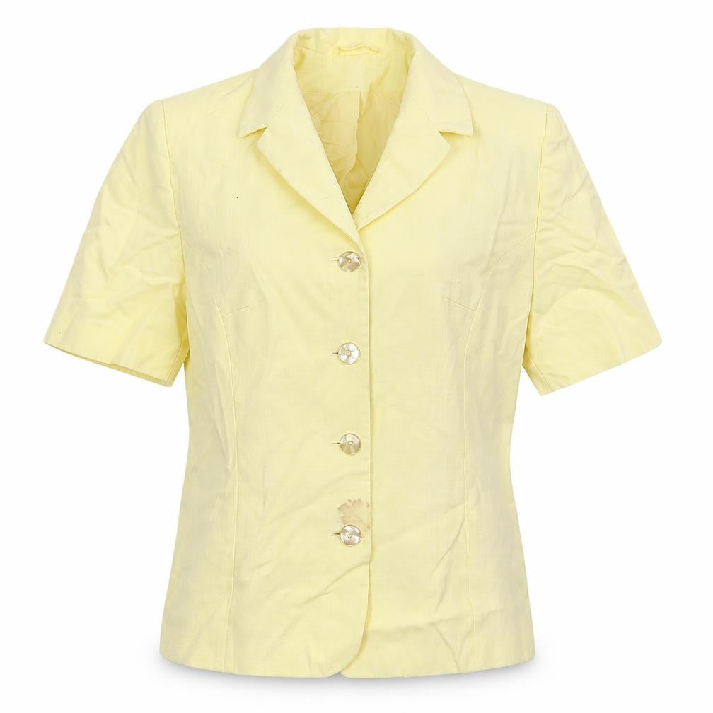 C&A Womens Yellow   Jacket Blazer Size 12