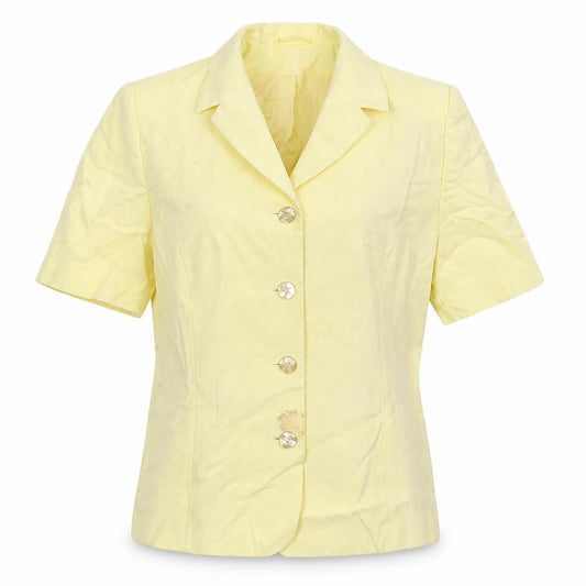 C&A Womens Yellow   Jacket Blazer Size 12