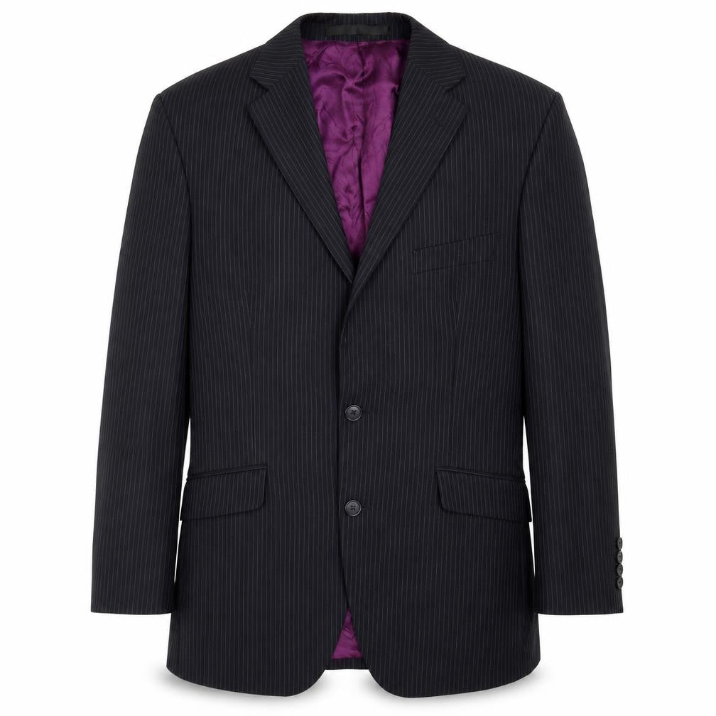 Marks & Spencer Mens Blue Striped  Jacket Suit Jacket Size 38