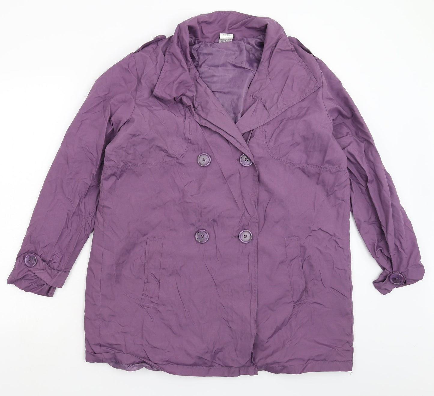 Movitex Womens Purple   Jacket Coat Size 16