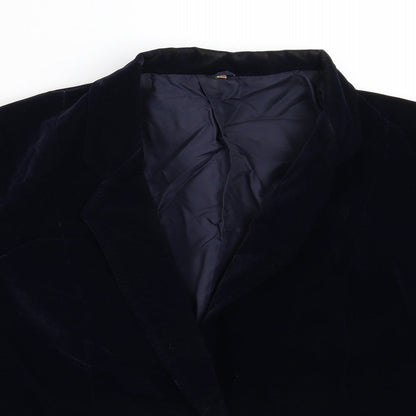 Preworn Womens Blue   Jacket Blazer Size 16