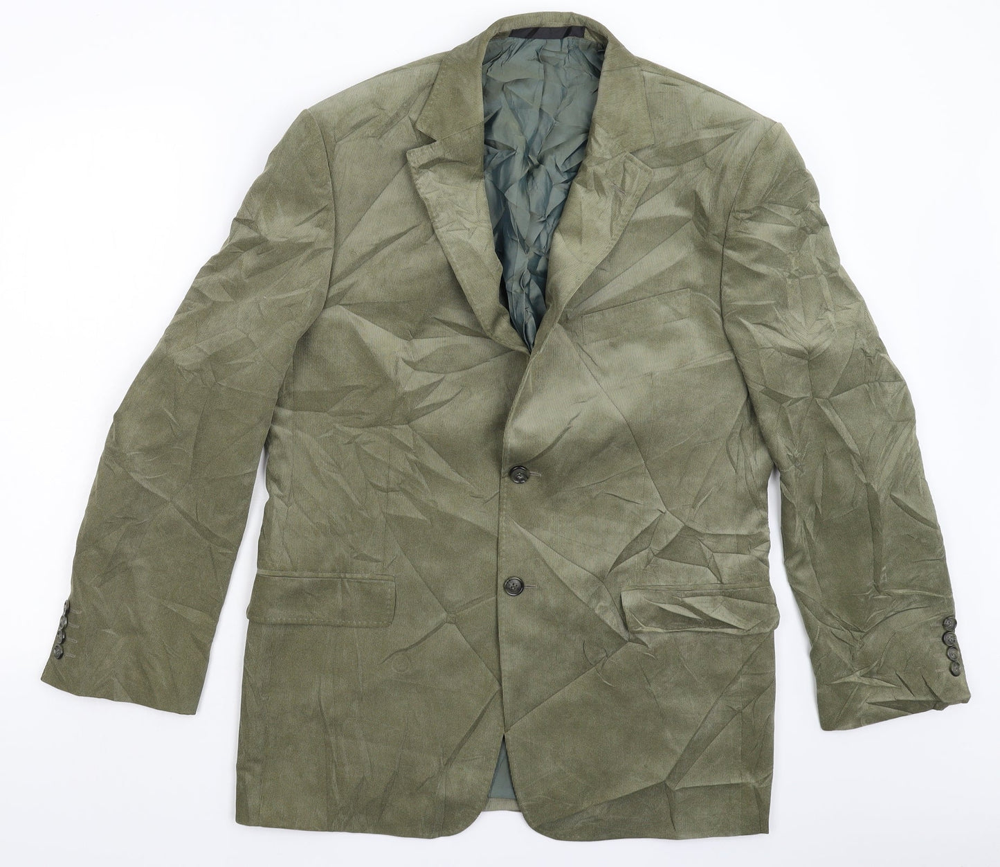 Marks and Spencer Mens Green   Jacket Suit Jacket Size 40