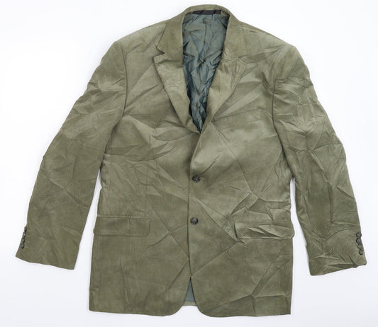 Marks and Spencer Mens Green   Jacket Suit Jacket Size 40