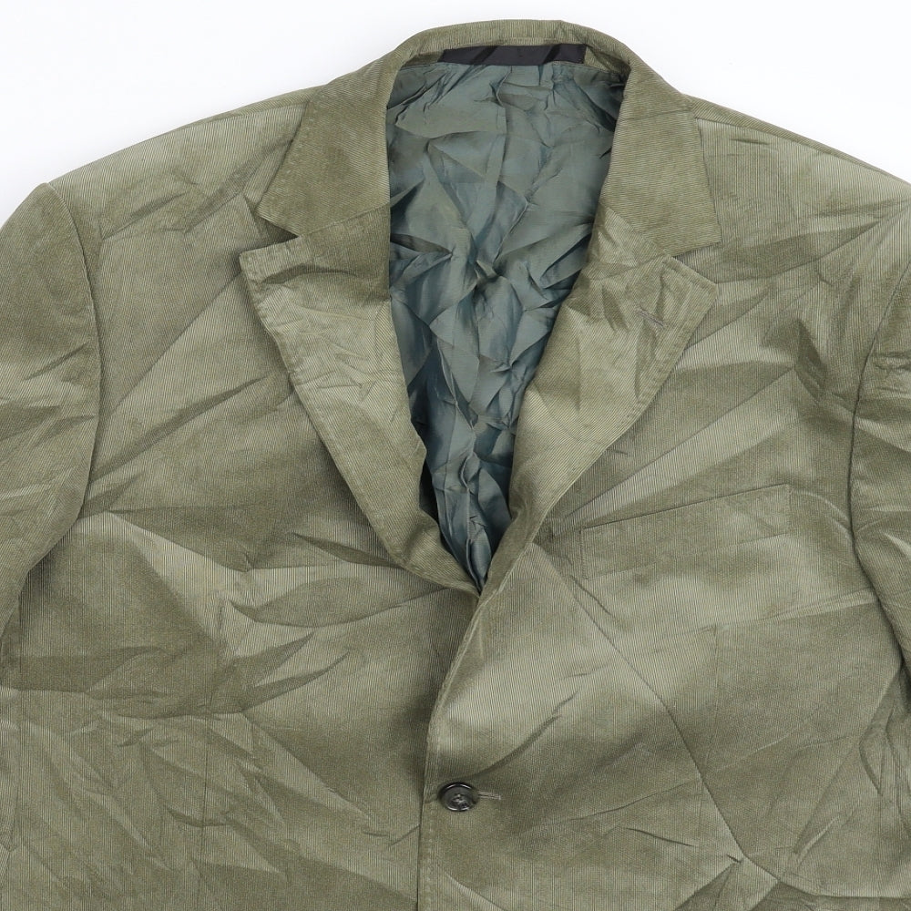 Marks and Spencer Mens Green   Jacket Suit Jacket Size 40