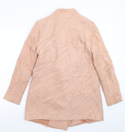Stradivarius Womens Beige   Pea Coat Coat Size S