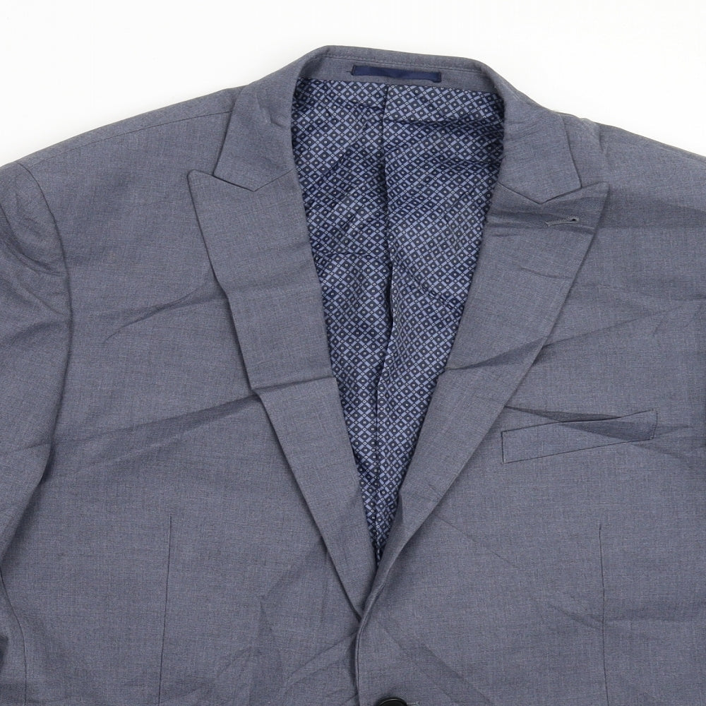 Karl Jackson  Mens Blue   Jacket Suit Jacket Size 44