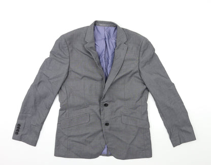 Cedarwood State Mens Grey Jacket Suit Jacket Size 40