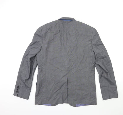 Cedarwood State Mens Grey Jacket Suit Jacket Size 40