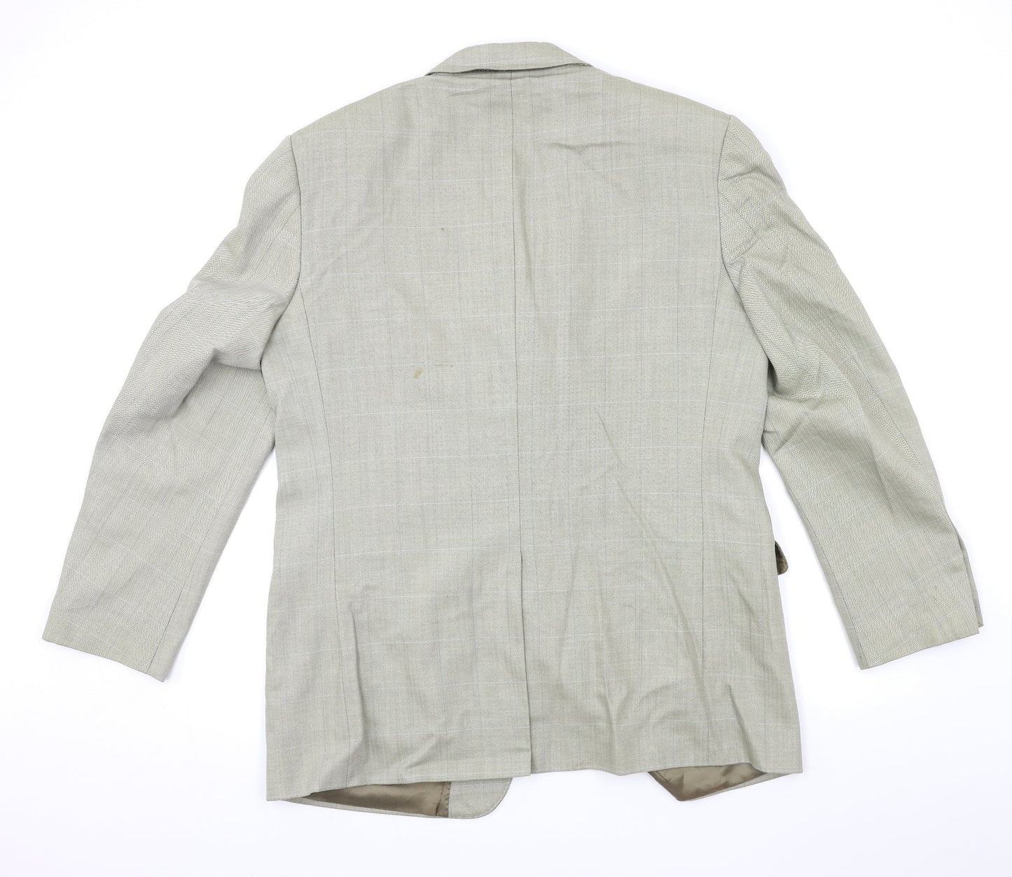 Marks and Spencer Mens Grey Check  Jacket Suit Jacket Size 42