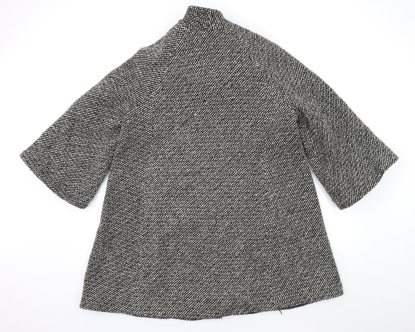 GET Womens Grey   Overcoat Coat Size 14