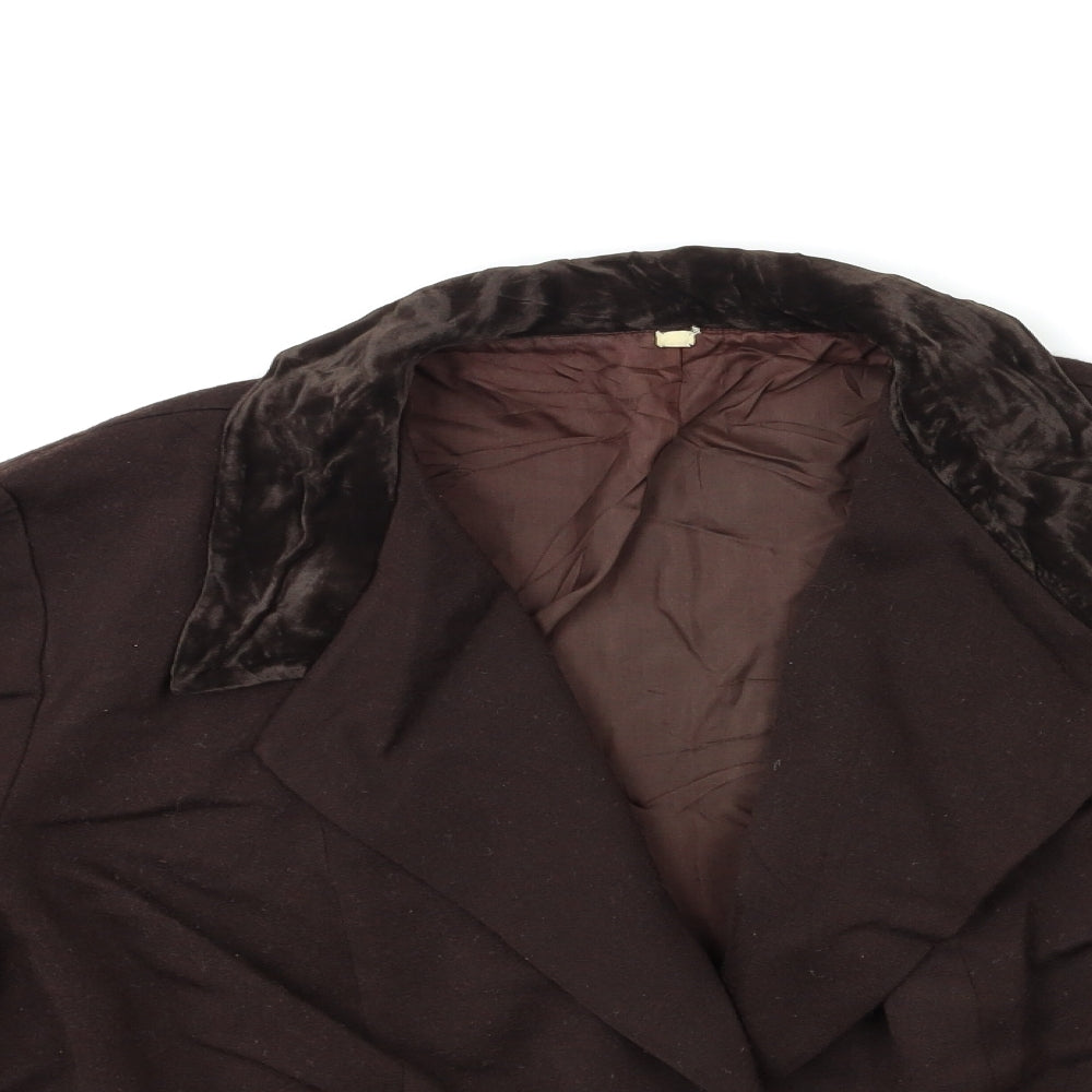 Preworn Womens Brown   Jacket Coat Size XL