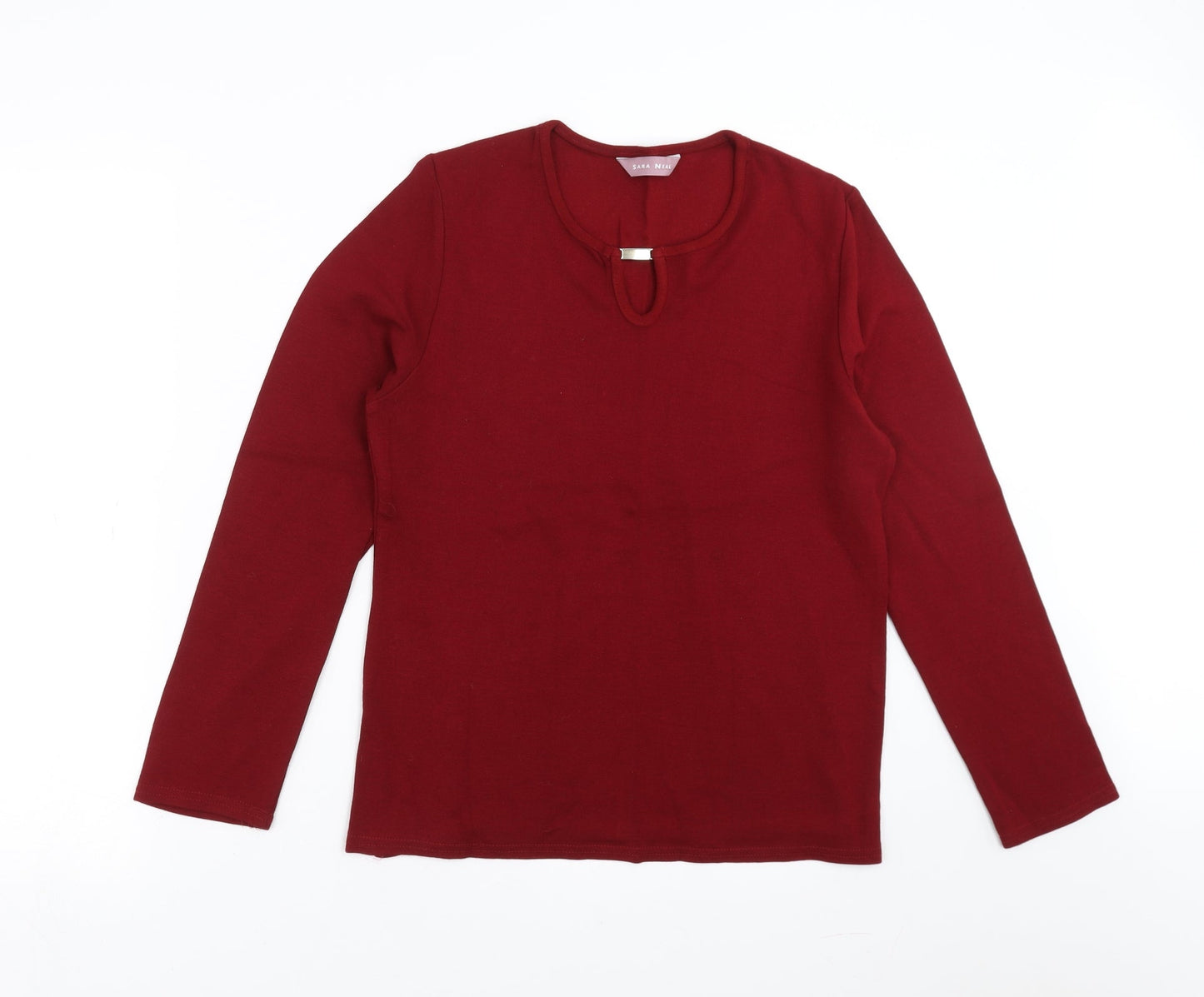 Sara Neal Womens Red   Pullover Jumper Size 14