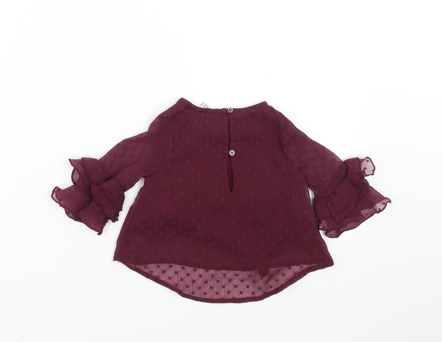 River Island Girls Purple   Basic Blouse Size 3-6 Months