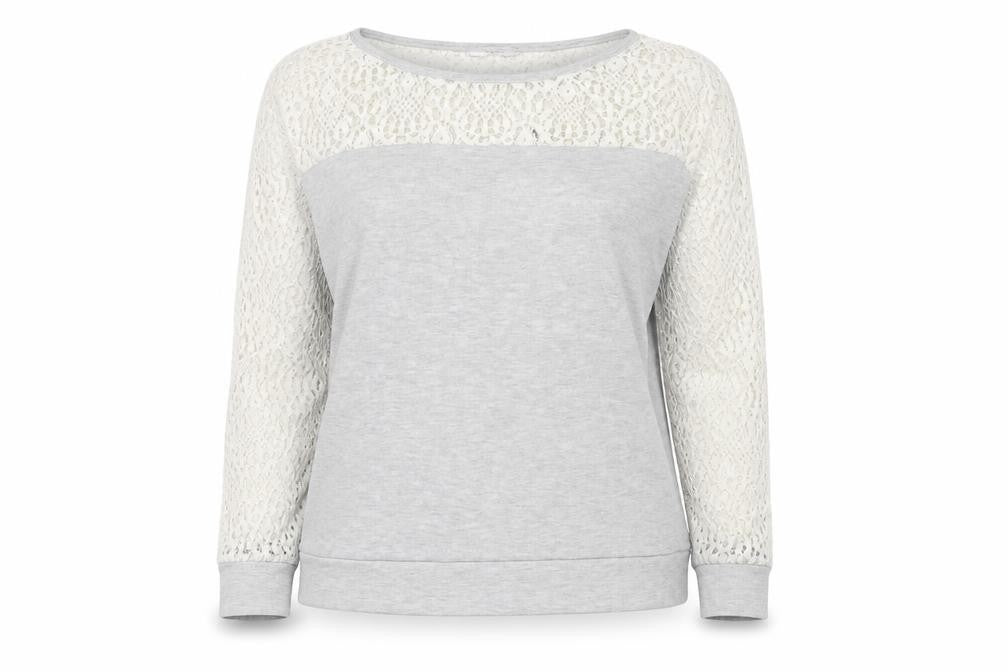 Asda George Womens Grey Geometric  Pullover Jumper Size 12