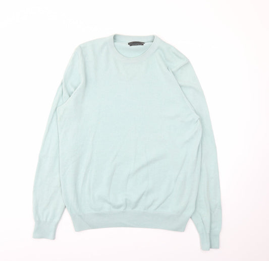 M&S Mens Blue   Pullover Sweatshirt Size M