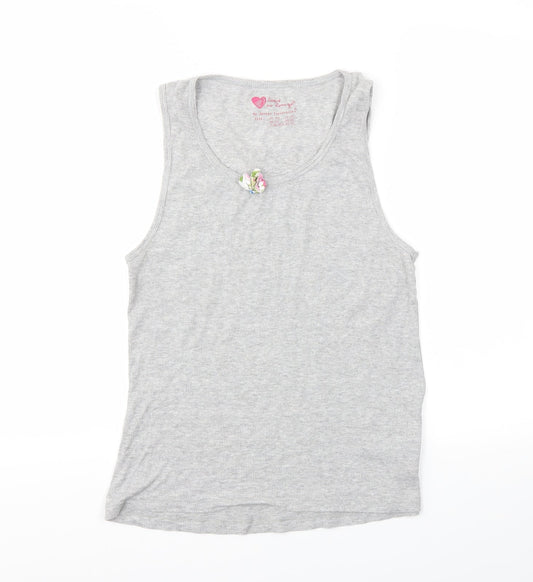 Secret Womens Grey   Basic T-Shirt Size L