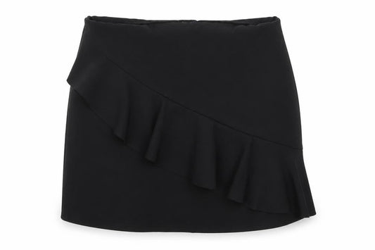 New Look Womens Black   A-Line Skirt Size 12  - Stretch waistband
