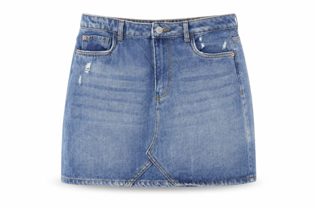 Red Hearing Womens Blue   A-Line Skirt Size 12