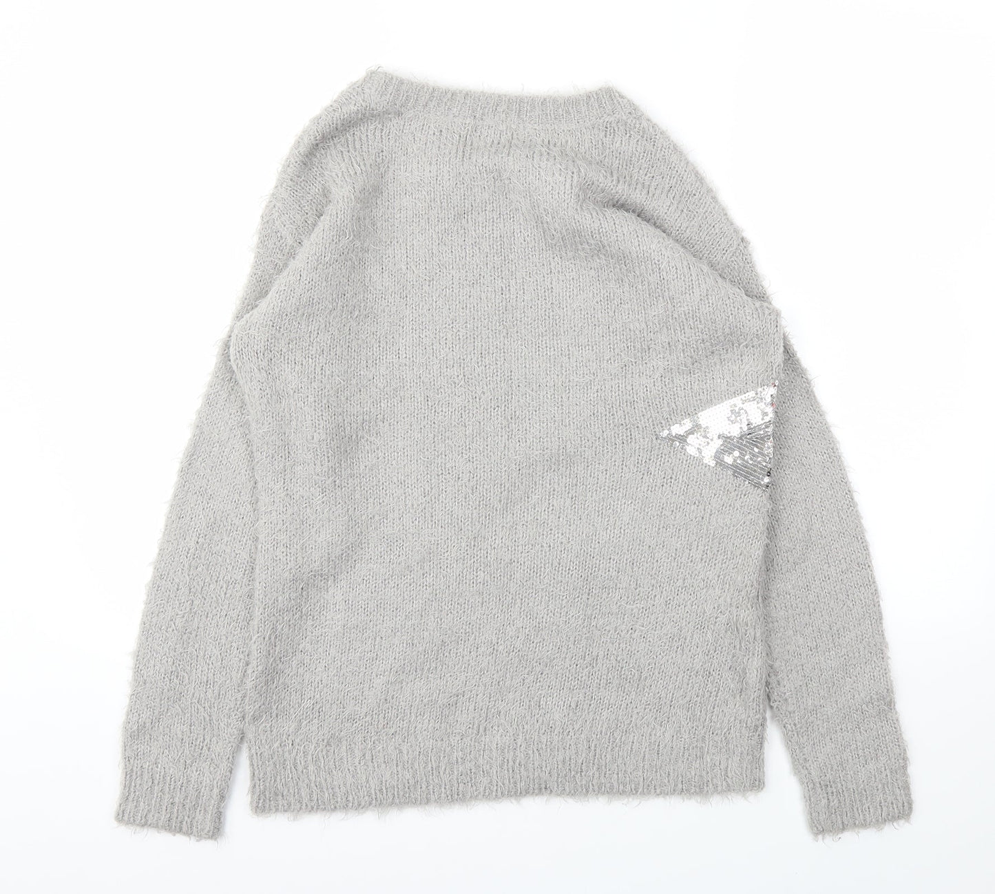 Brave Soul Womens Grey   Pullover Jumper Size 14