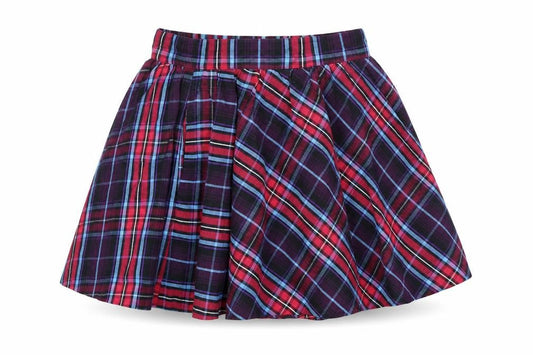 H&M Womens Multicoloured Check  Skater Skirt Size 6