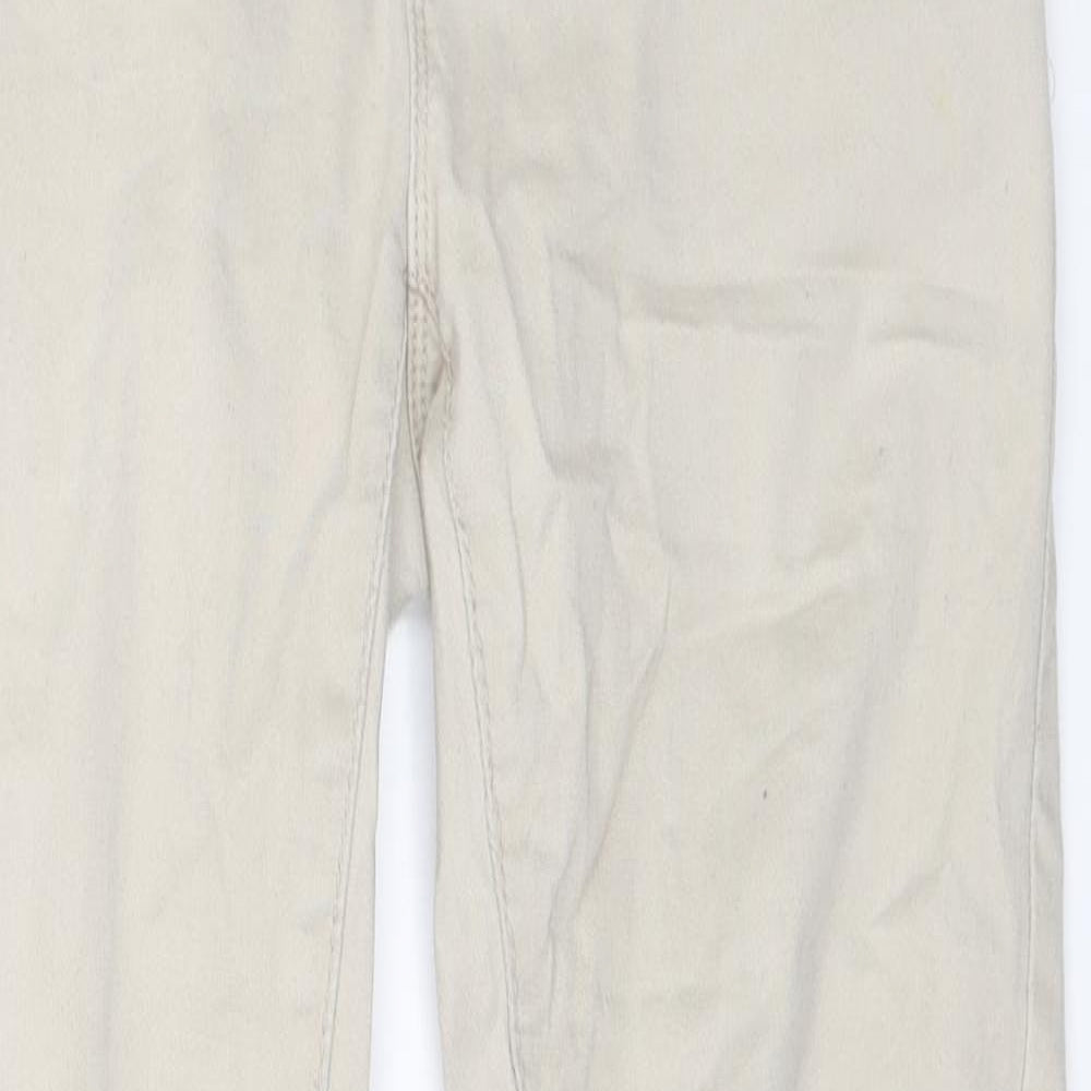 Camaieu Womens Beige   Chino Trousers Size S L26 in
