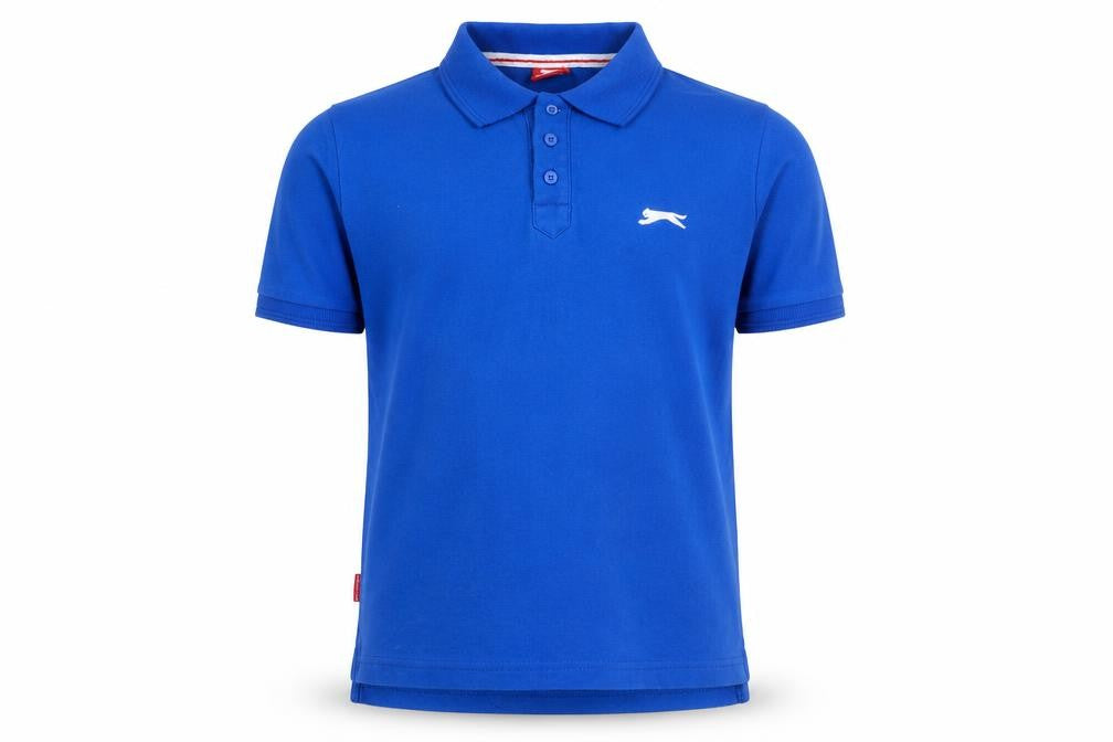 Slazenger Boys Blue   Basic Polo Size 11-12 Years