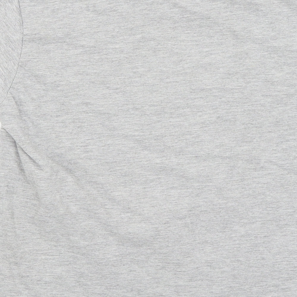 Gildan Boys Grey   Basic T-Shirt Size 10-11 Years  - Dick V Dom