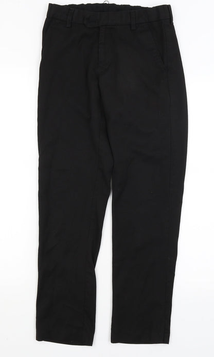 Preworn Womens Black   Trousers  Size 8 L27 in